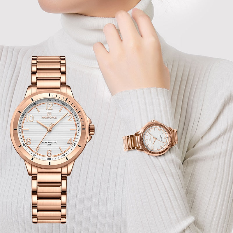 NAVIFORCE Woman Watch Water Resistant