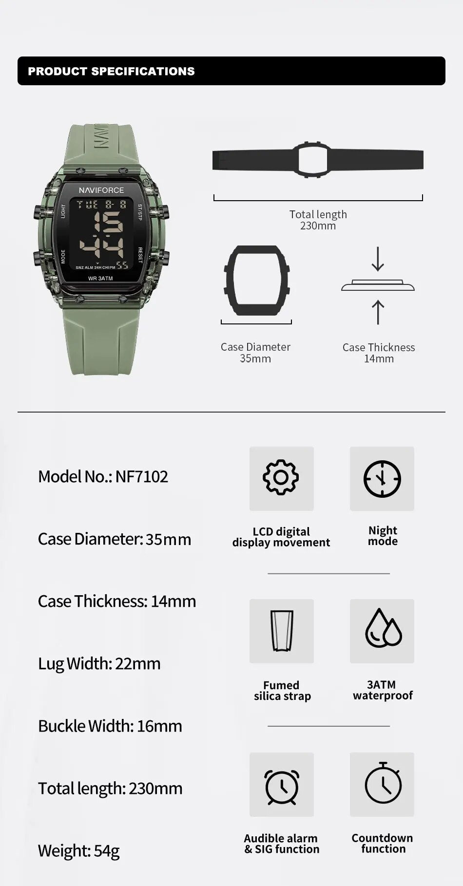 NAVIFORCE Women's Watch Sport
