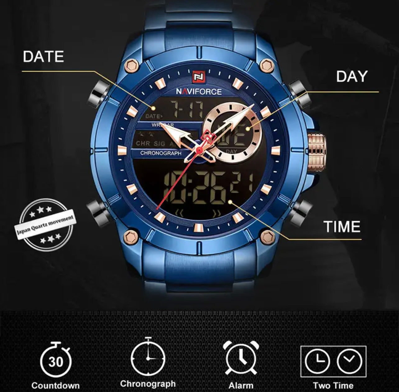 Men's Watches NAVIFORCE 9163