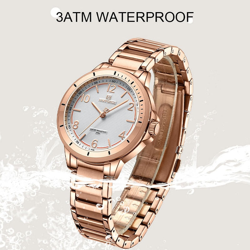 NAVIFORCE Woman Watch Water Resistant